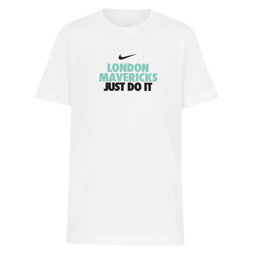 LDN Mavericks Express White Tee - Youth Fit